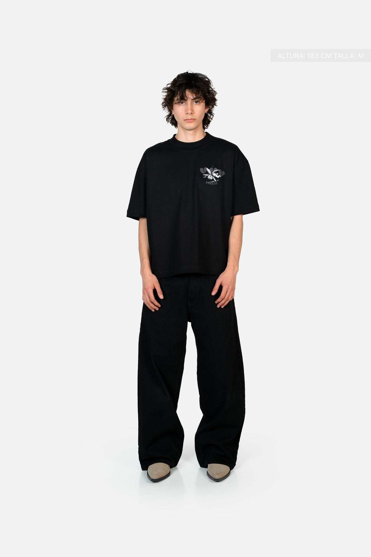 Cupid Ghosting Tee Black