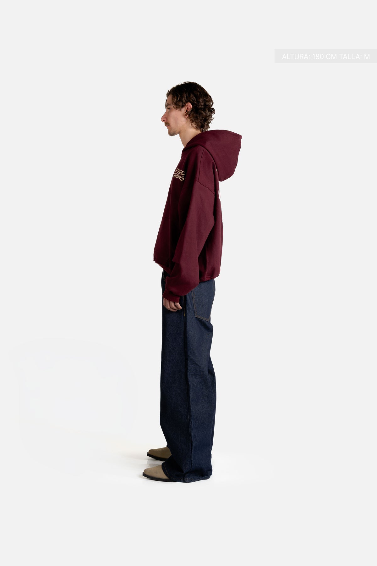 I Told Chat Hoodie Burgundy