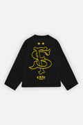 FS 77 Longsleeve Black — front view