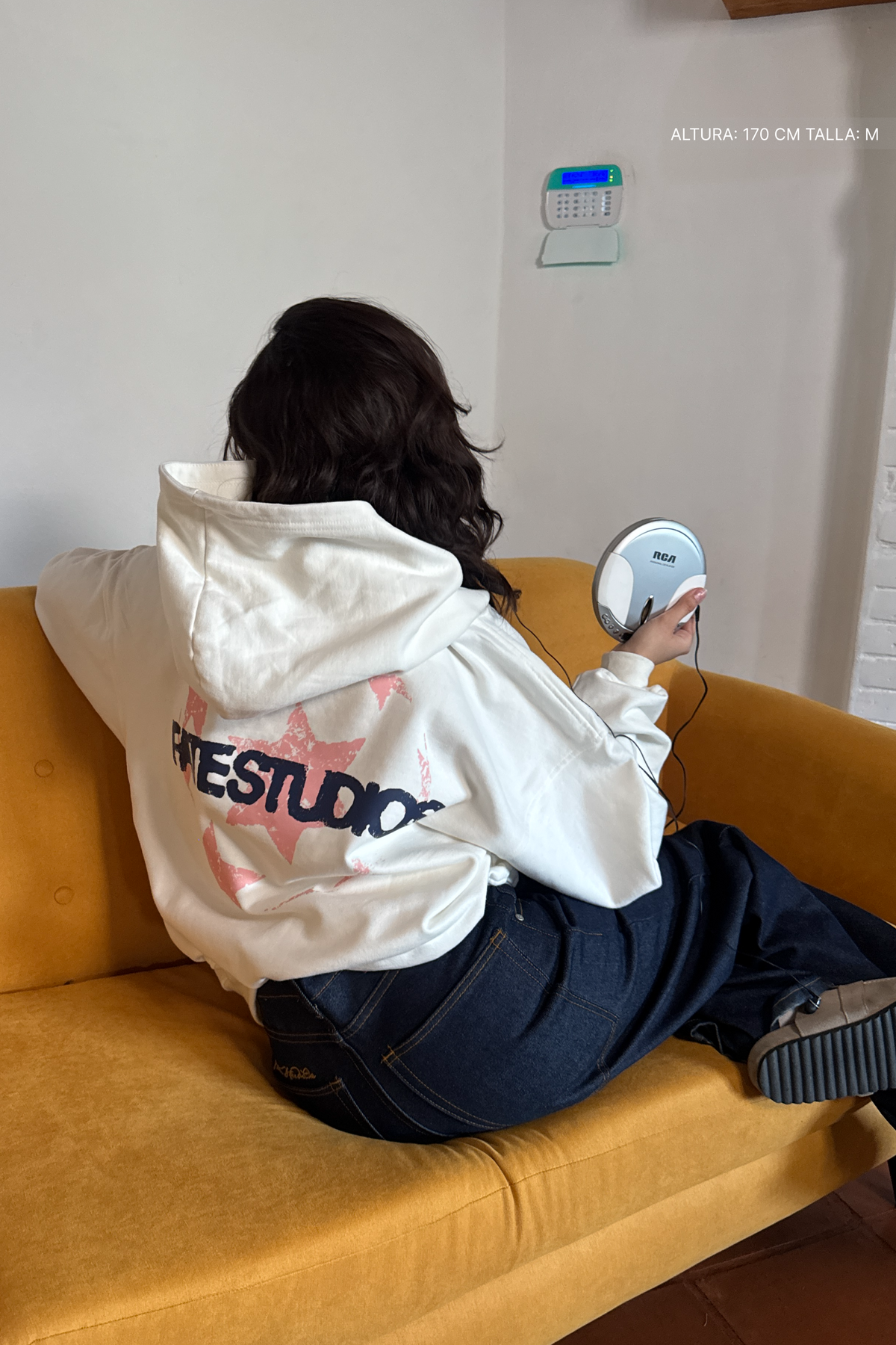 World Star Hoodie Ivory by FATE — view 4