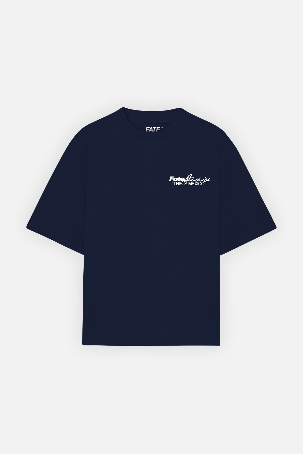 Born To Be A Champion Tee Navy Blue — back view