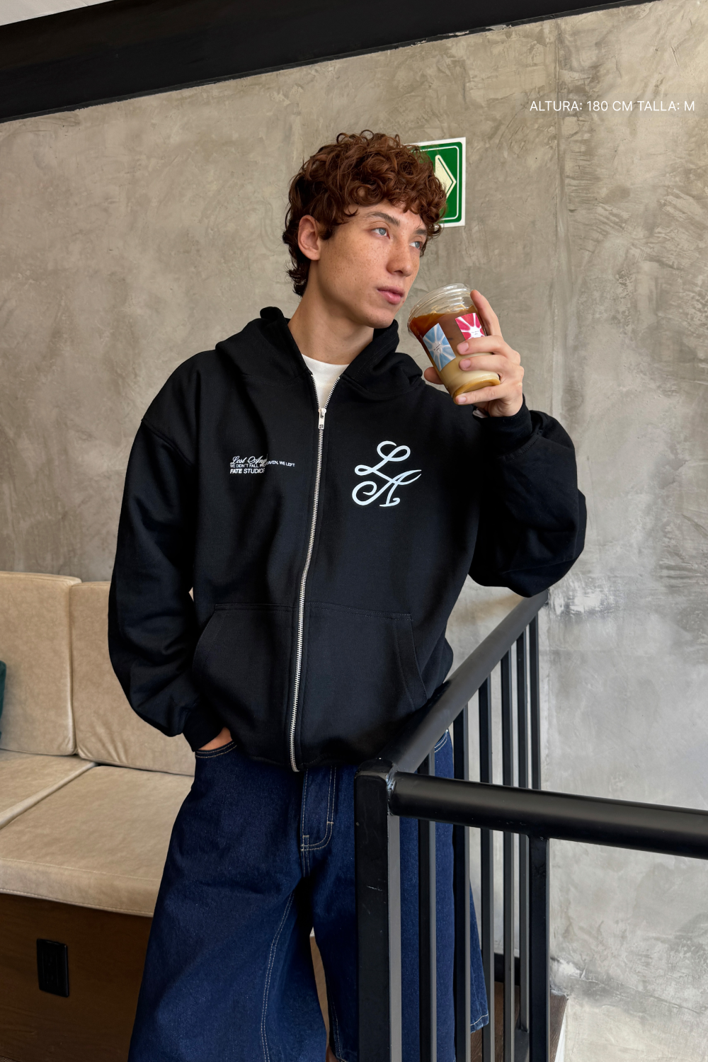Fate Studios Lost Angels Zip Hoodie Vantablack
