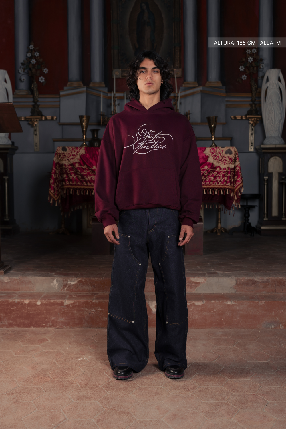 Fate Studios Emblem Hoodie Burgundy