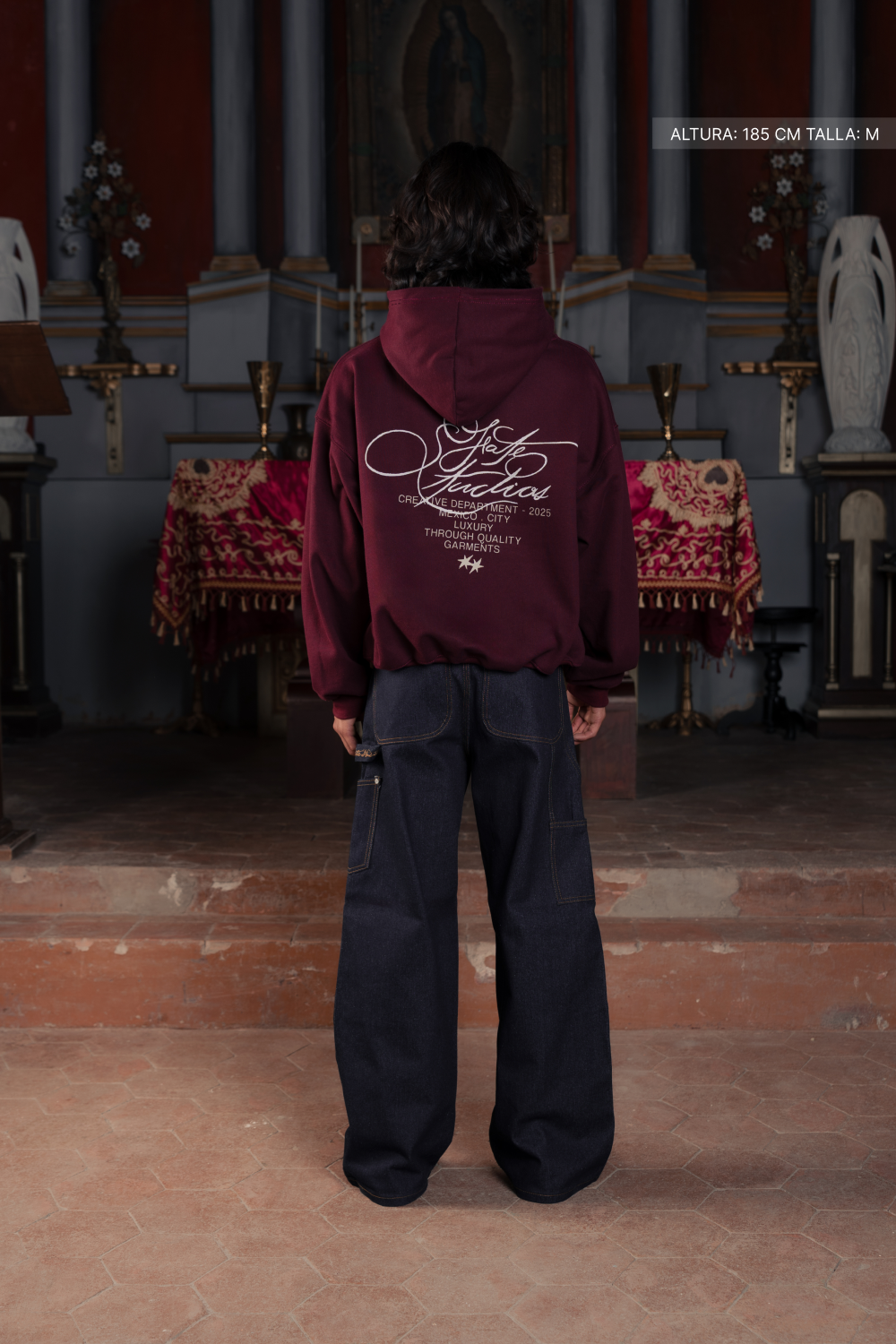 Fate Studios Emblem Hoodie Burgundy