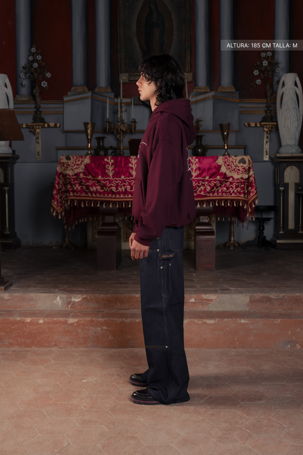 Fate Studios Emblem Hoodie Burgundy