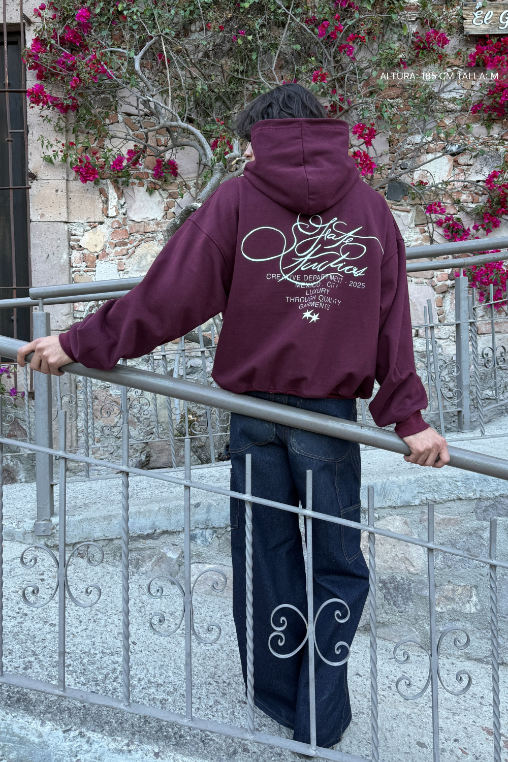 Fate Studios Emblem Hoodie Burgundy