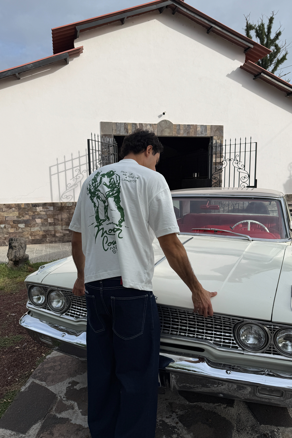 Shut Up Cowboy Tee Ivory