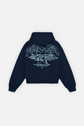 Gothic Sparks Hoodie Midnight Blue