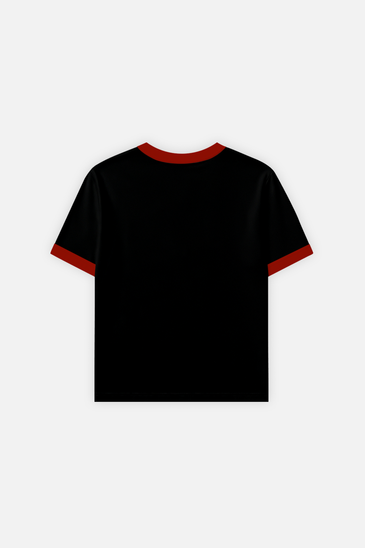 Rib Muscle Tee Black w/ Red — FATE, view 3