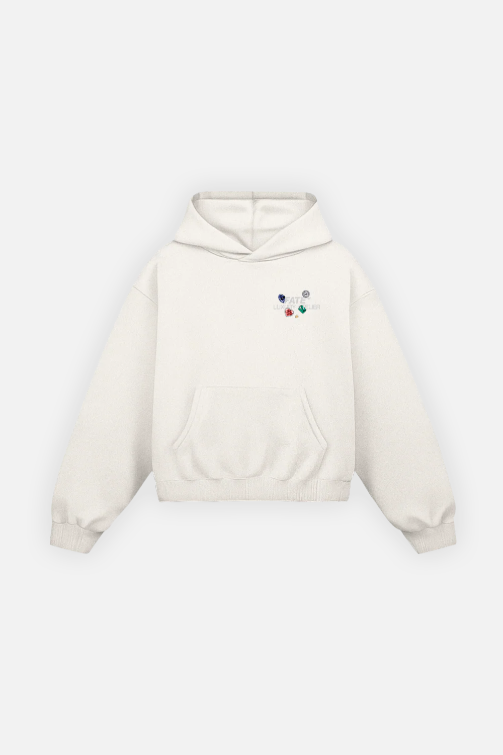 Gems Hoodie Ivory