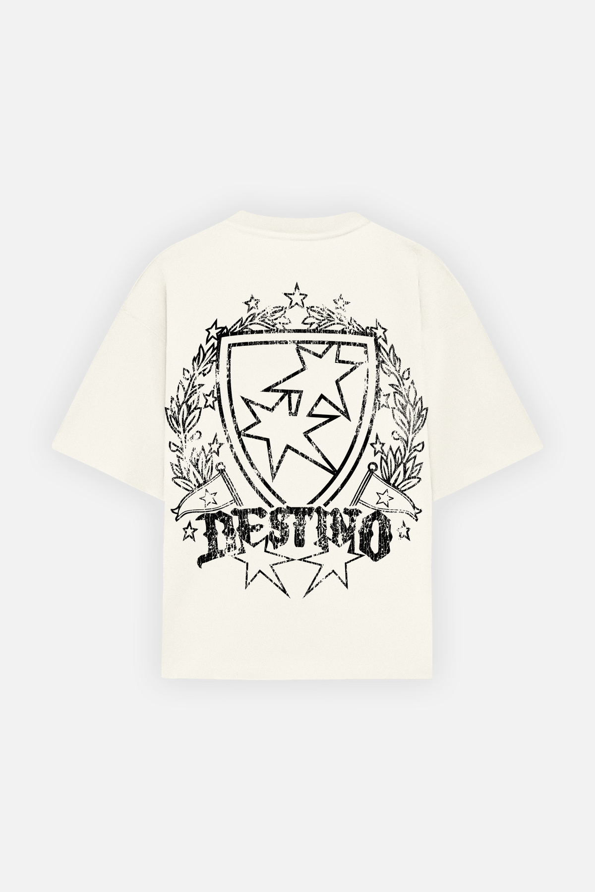 Emblem Sparks Tee Ivory — front view