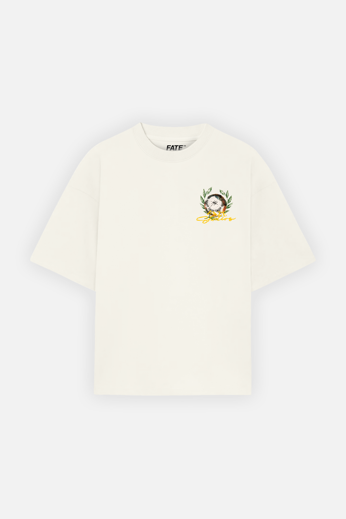Fate Heritage Ball Tee Ivory — back view