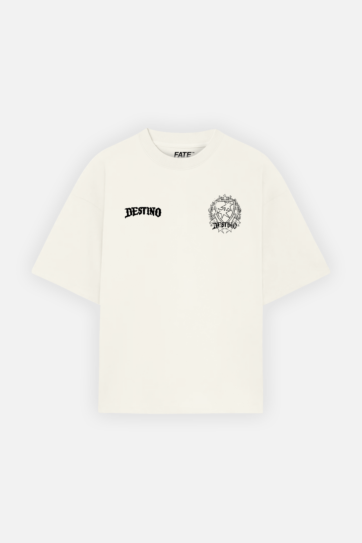 Emblem Sparks Tee Ivory — back view