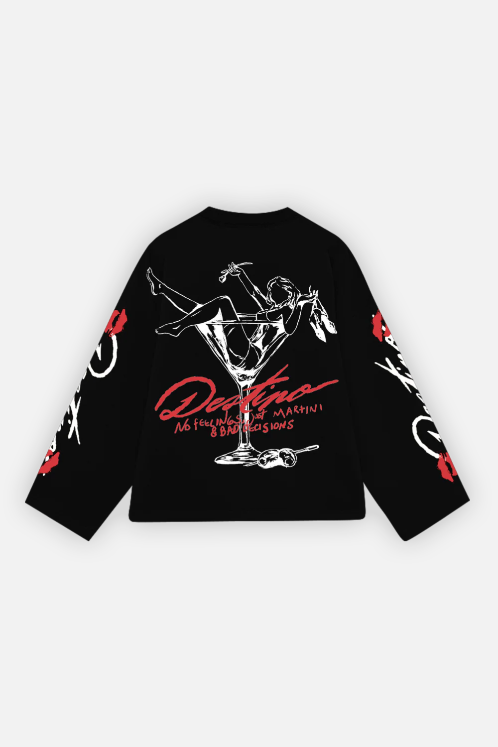 Martini & Bad Decisions Longsleeve Black
