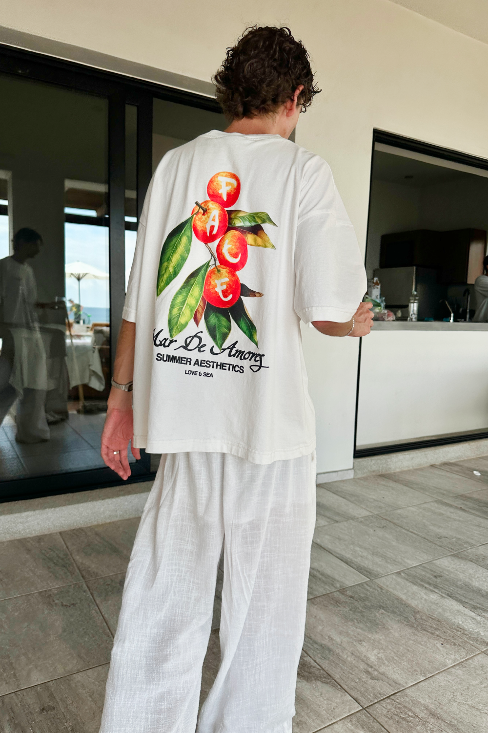 Tangerine Tee Ivory