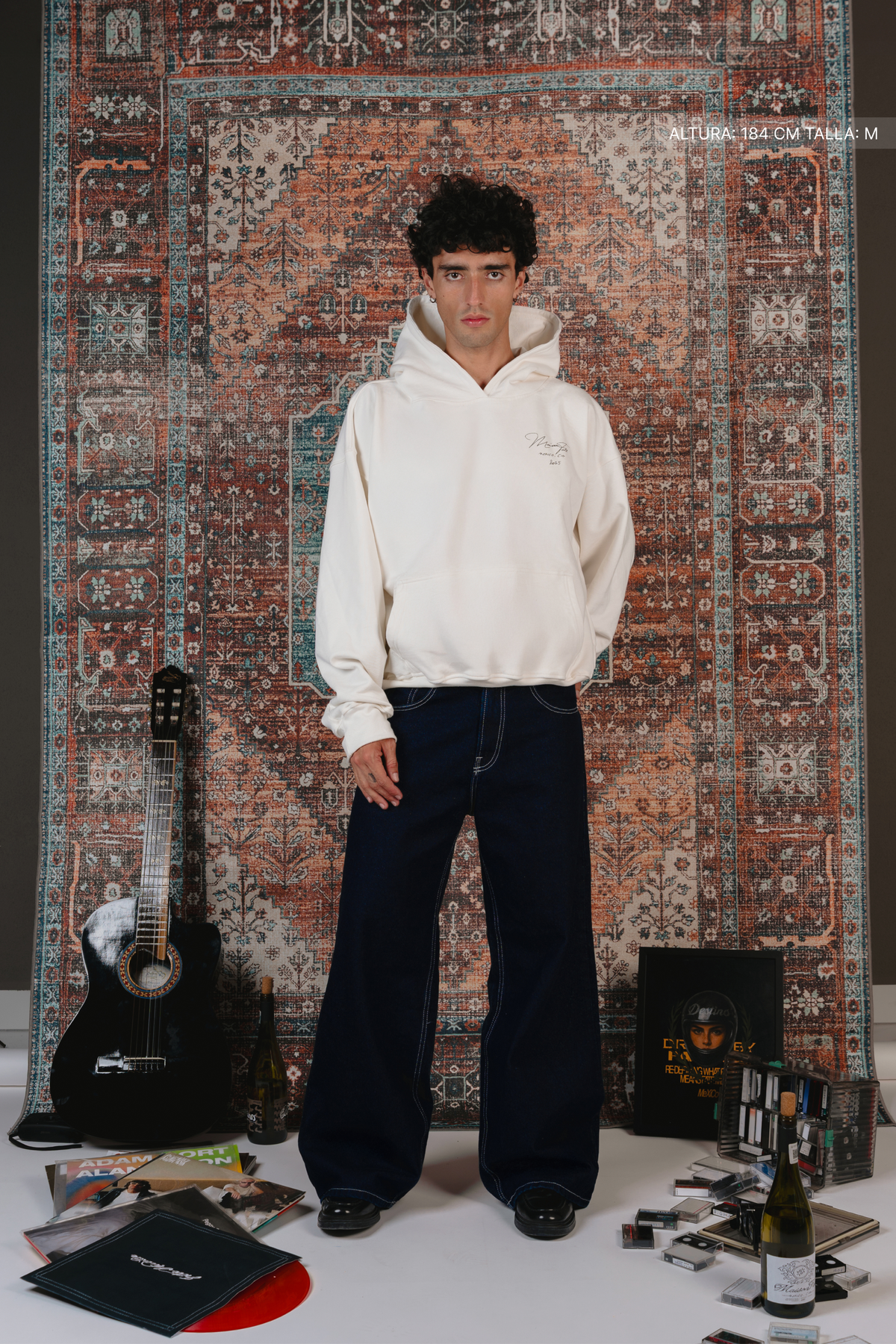 Maison Sparks Hoodie Ivory