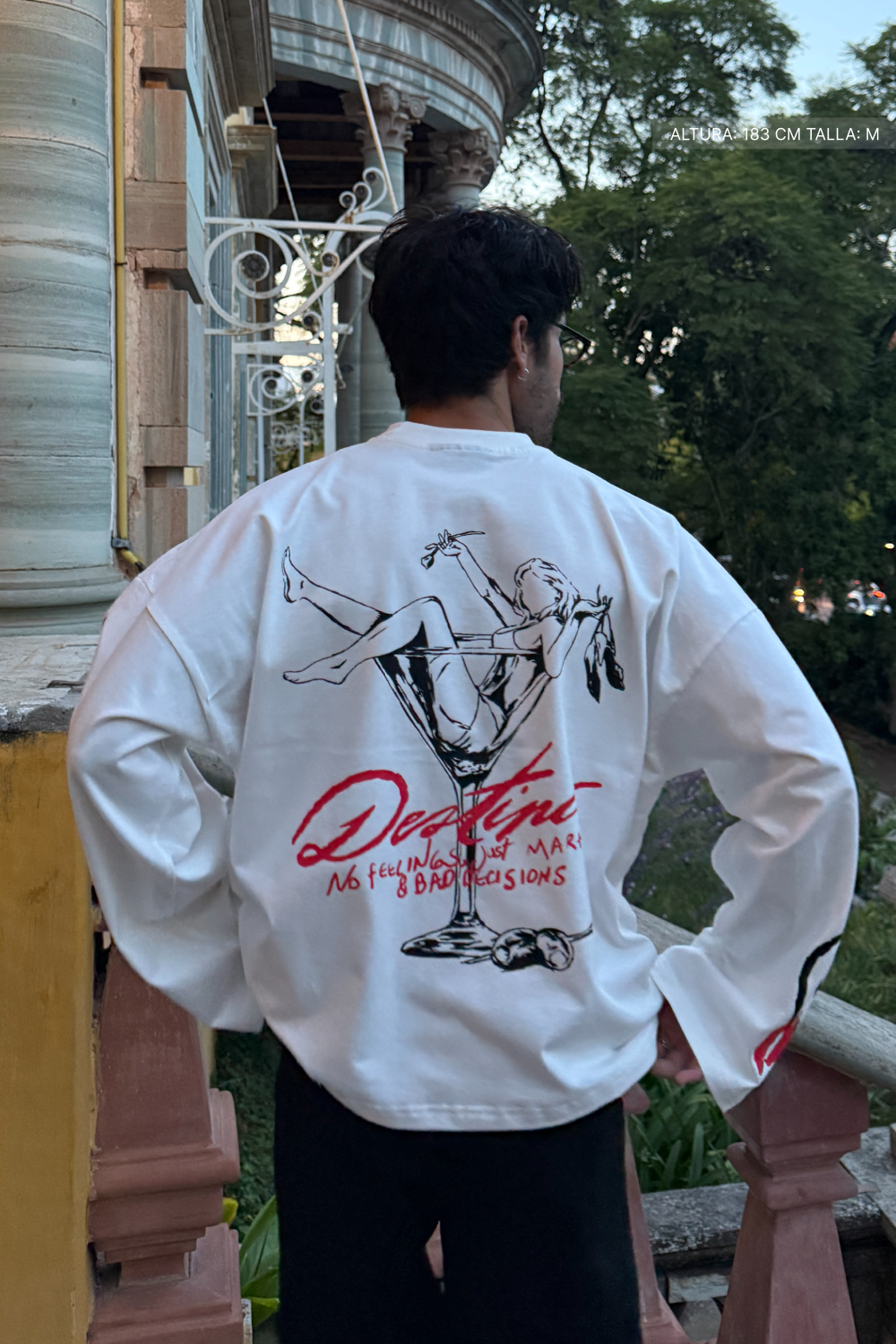 Martini & Bad Decisions Longsleeve Ivory