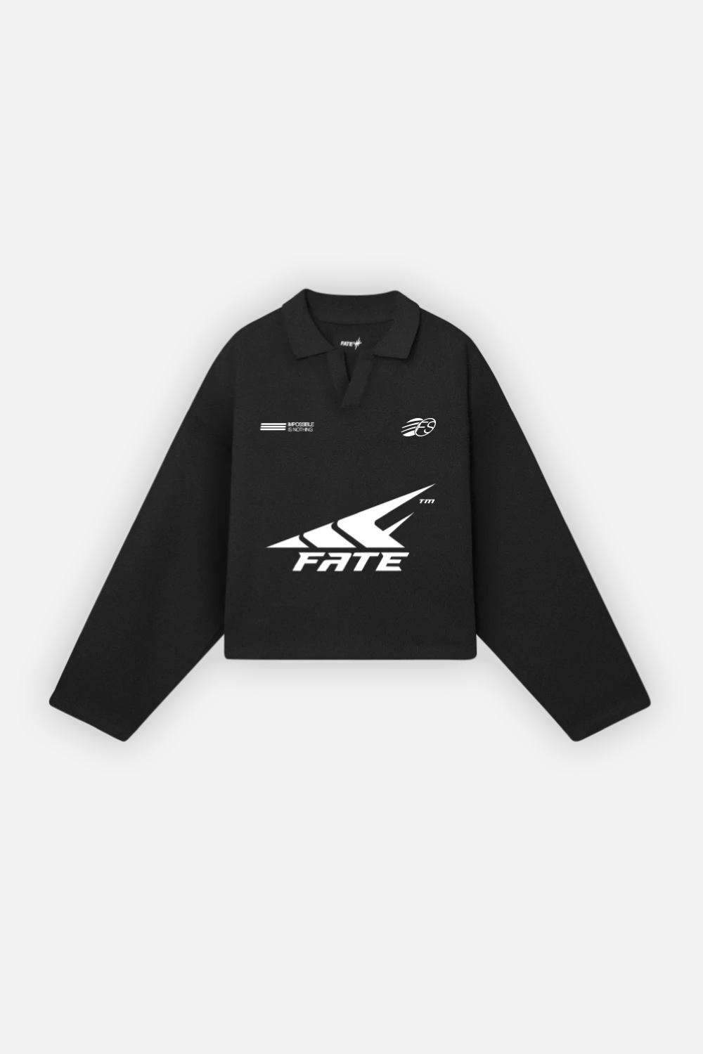 Impossible Is Nothing Longsleeve Polo Black