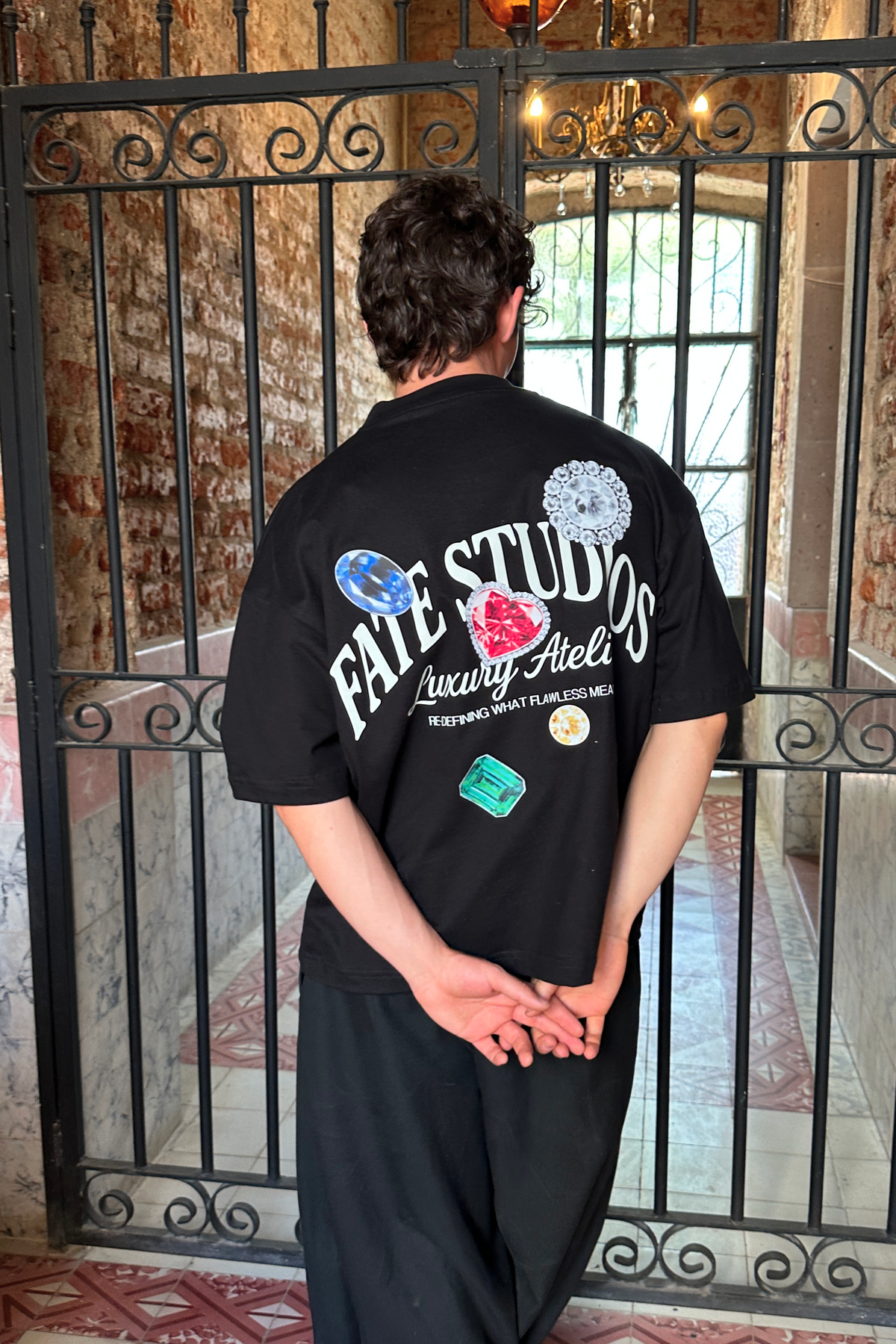 Gems Tee Black