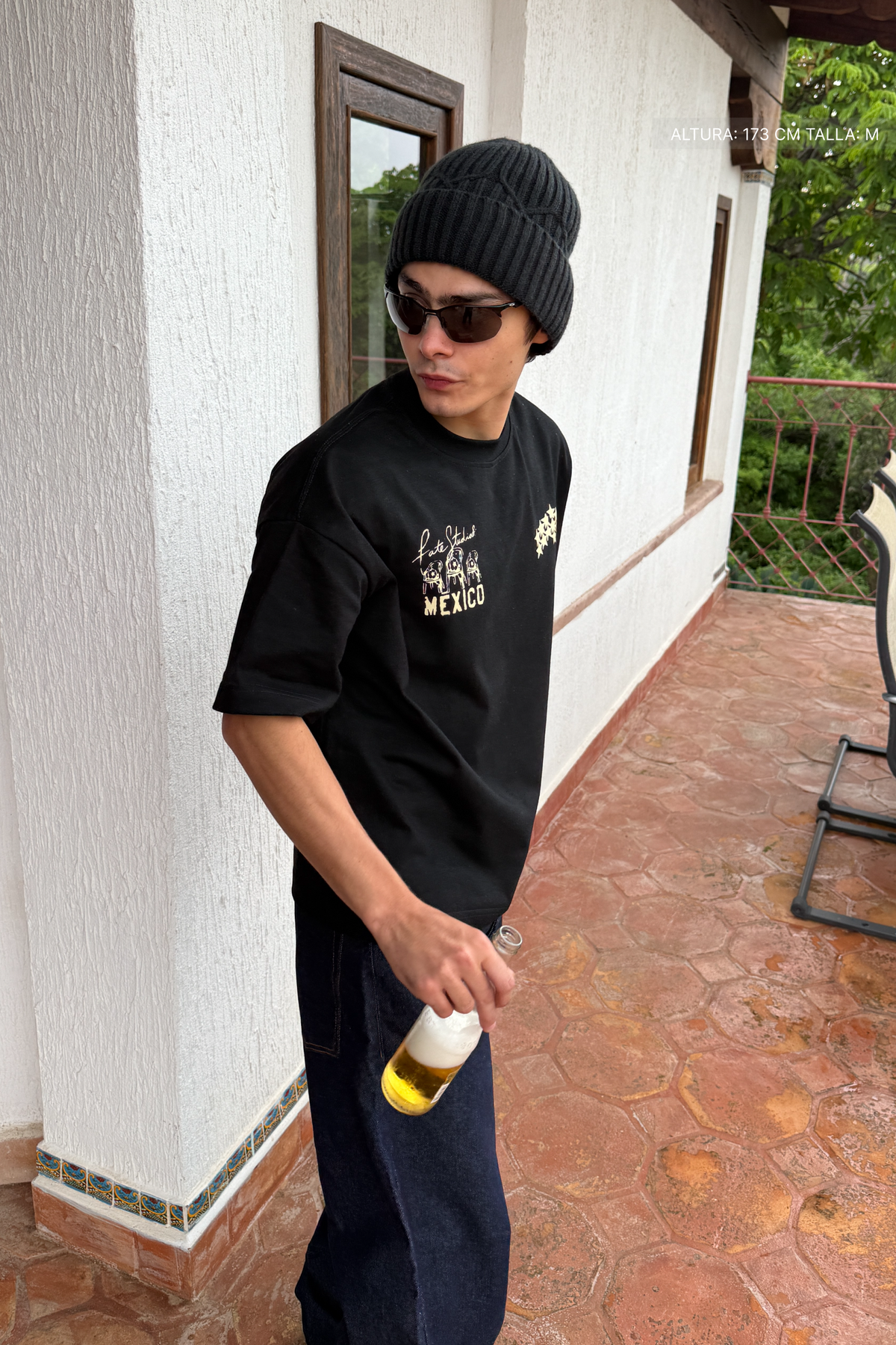Futbol Tee Black — FATE, view 2