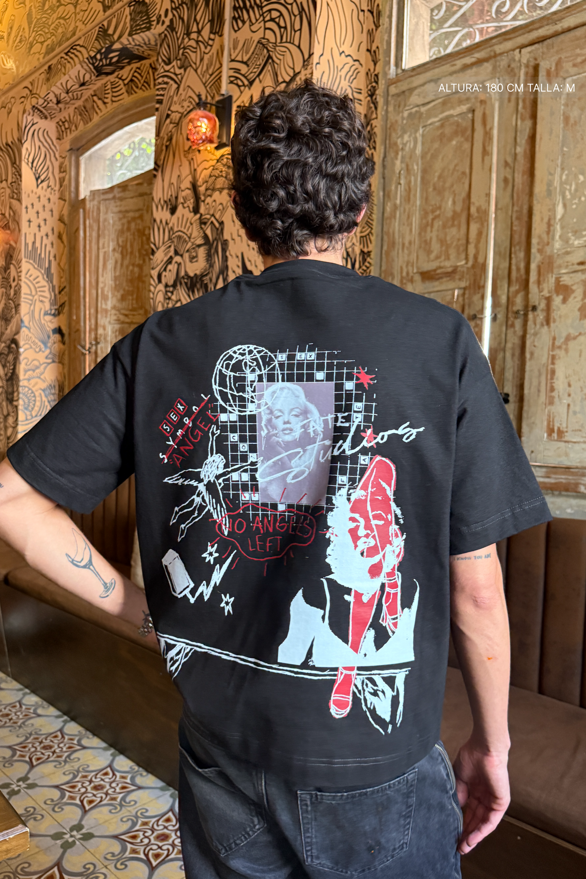 Sex Angel Tee Black