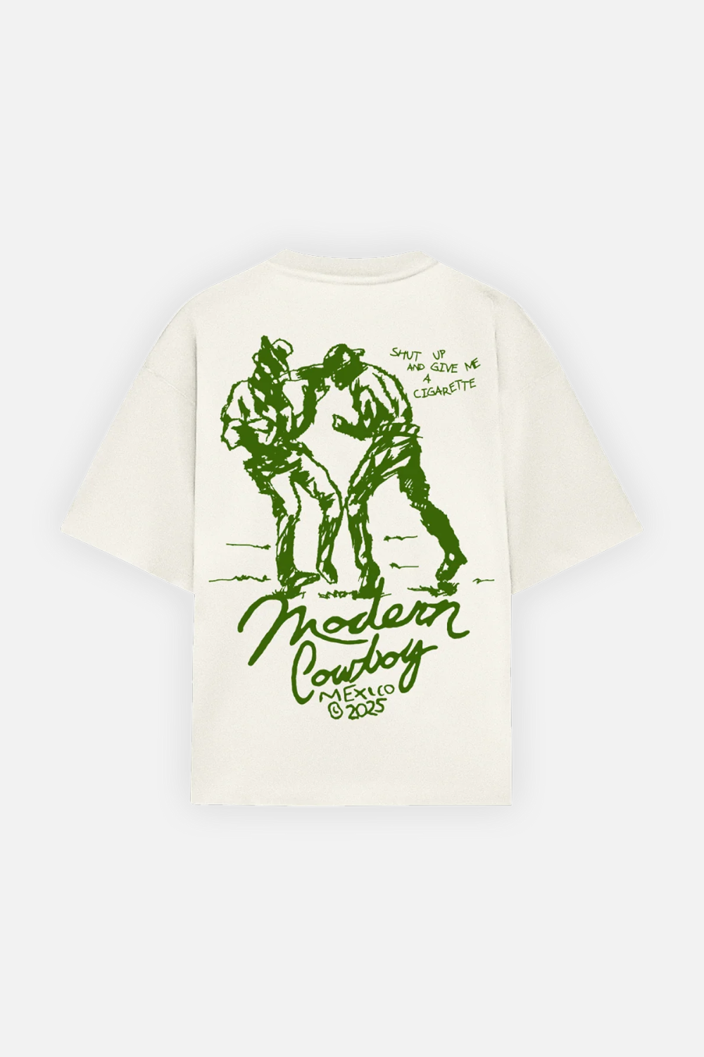 Shut Up Cowboy Tee Ivory
