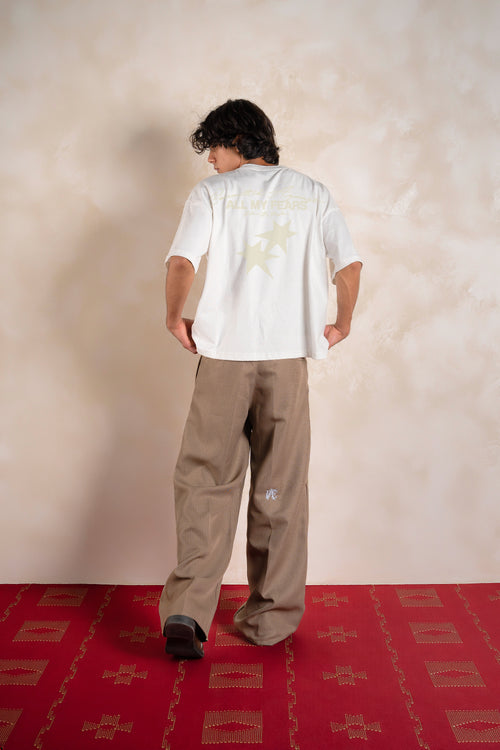 All My Fears Tee Ivory — Editorial FATE · Back · Lookbook 2026-09-21