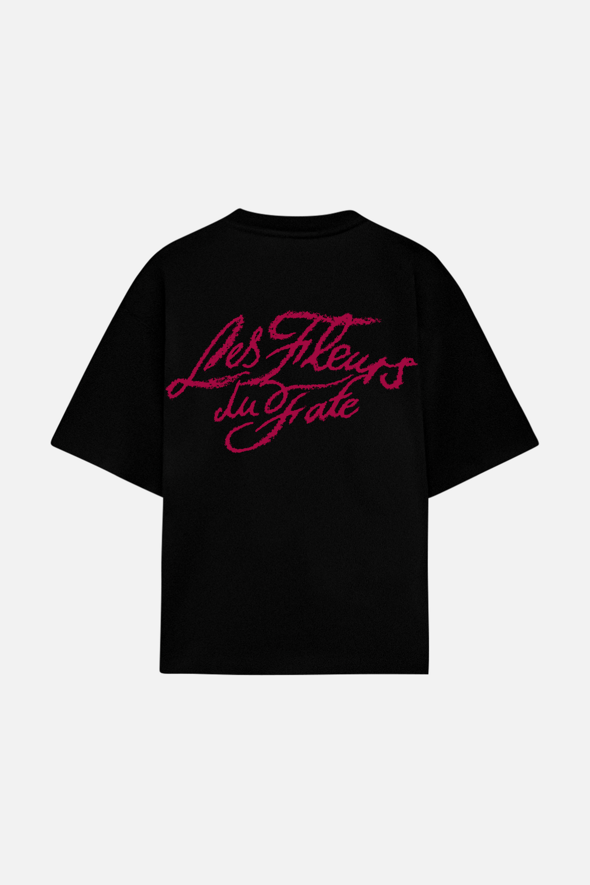 Les Fleurs Tee Black — Back