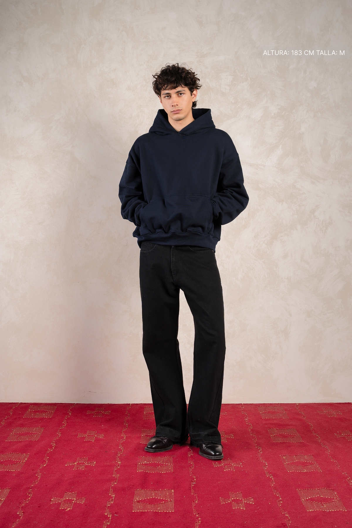Basic Hoodie Navy Blue — photo 2