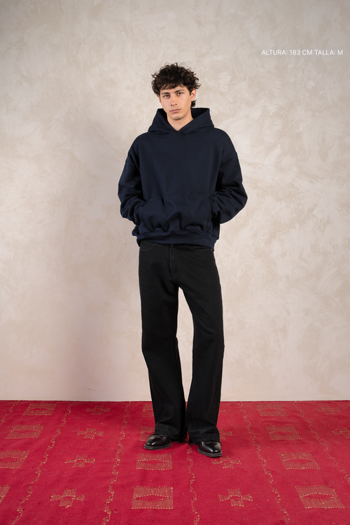 Basic Hoodie Navy Blue — photo 2