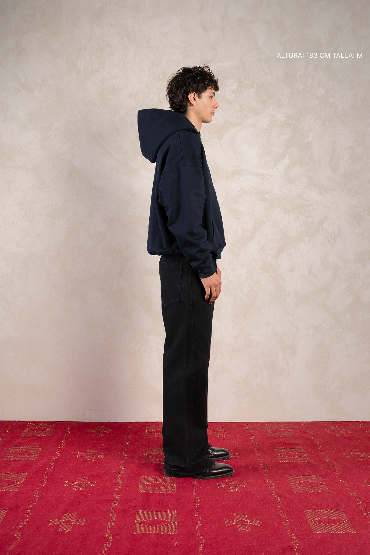 Basic Hoodie Navy Blue — photo 5