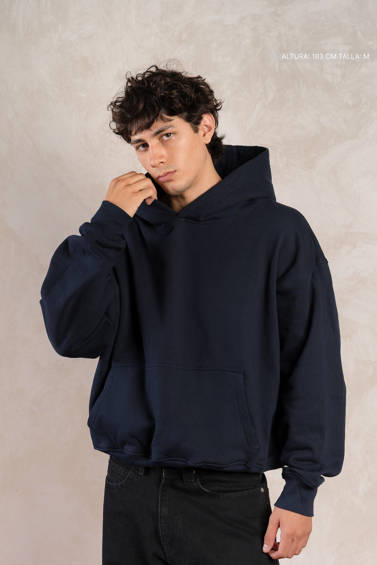 Basic Hoodie Navy Blue — photo 6