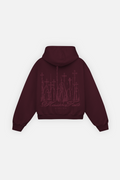 Cathedral Hoodie Burgundy — Back