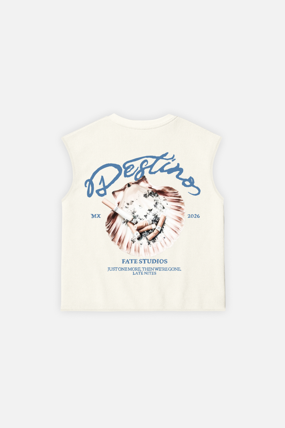 Destino Shell Tank Top Ivory · 01