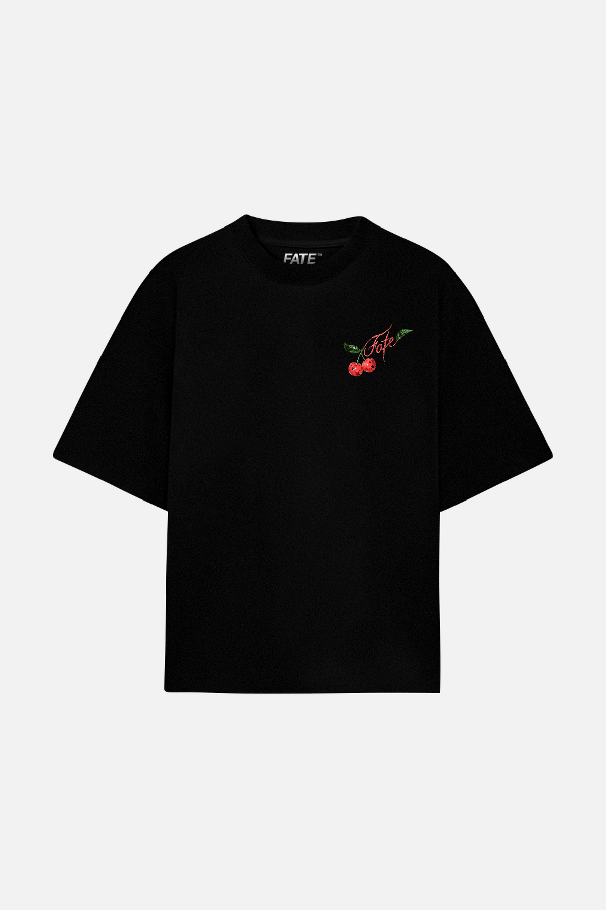 Sweet Cherry Tee Black — Front