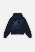 Fate Lover Spark Hoodie Midnight Blue — Back