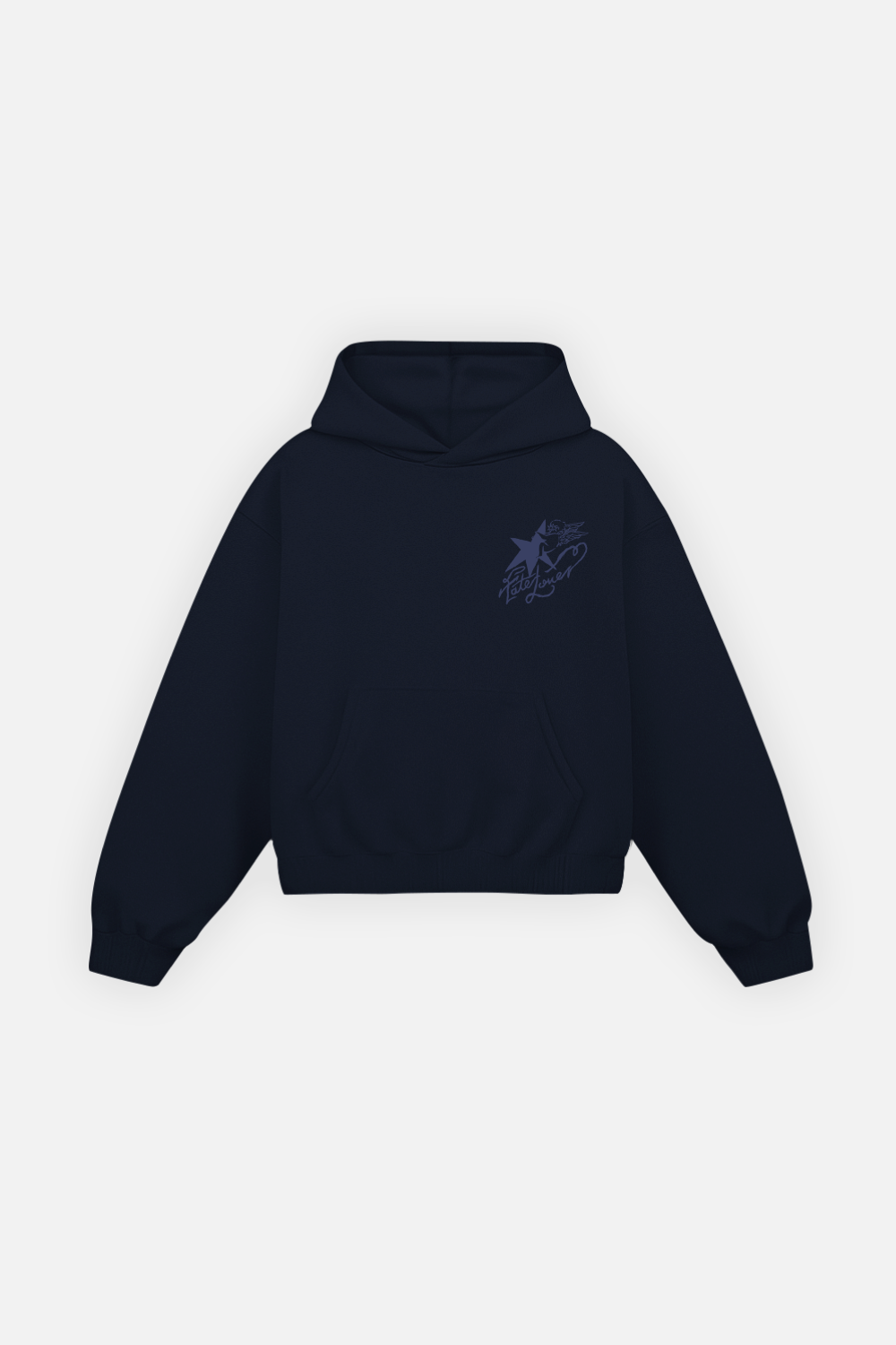 Fate Lover Spark Hoodie Midnight Blue — Front