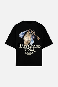 Grand Hotel Check-In Tee Black