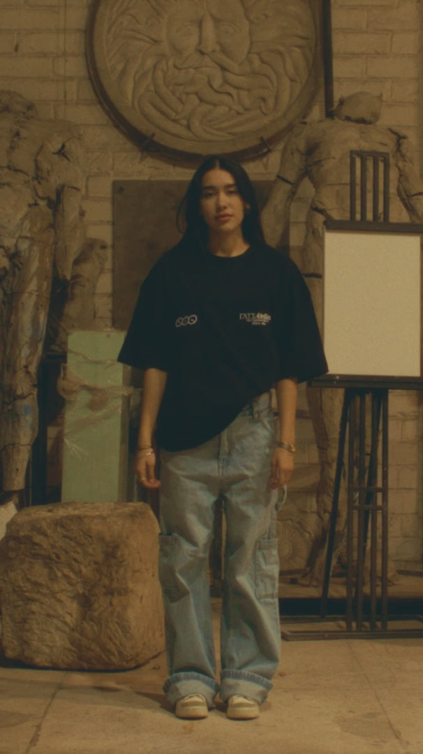 No Time for Love Tee Black