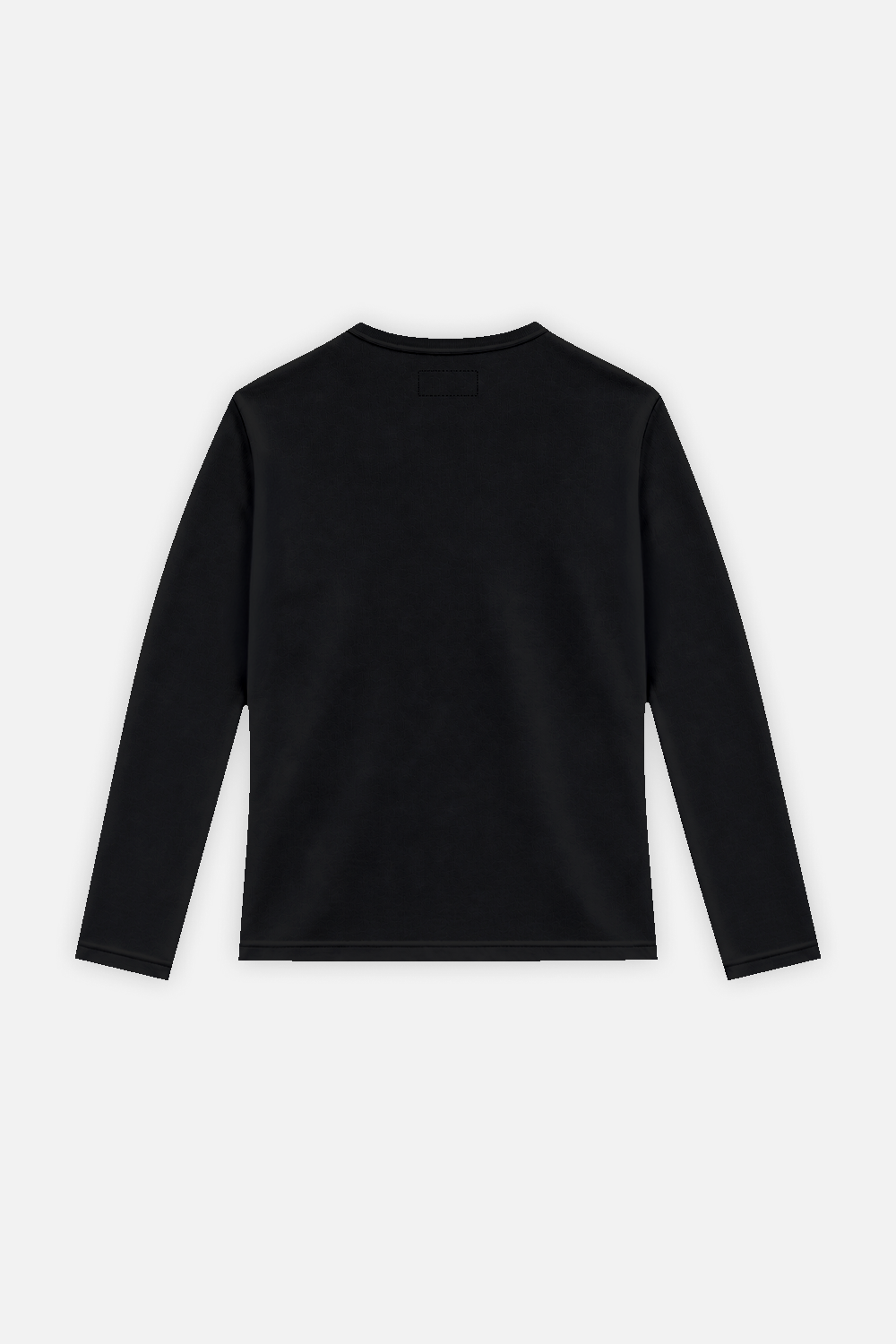 Ribbed Henley Black — photo 3