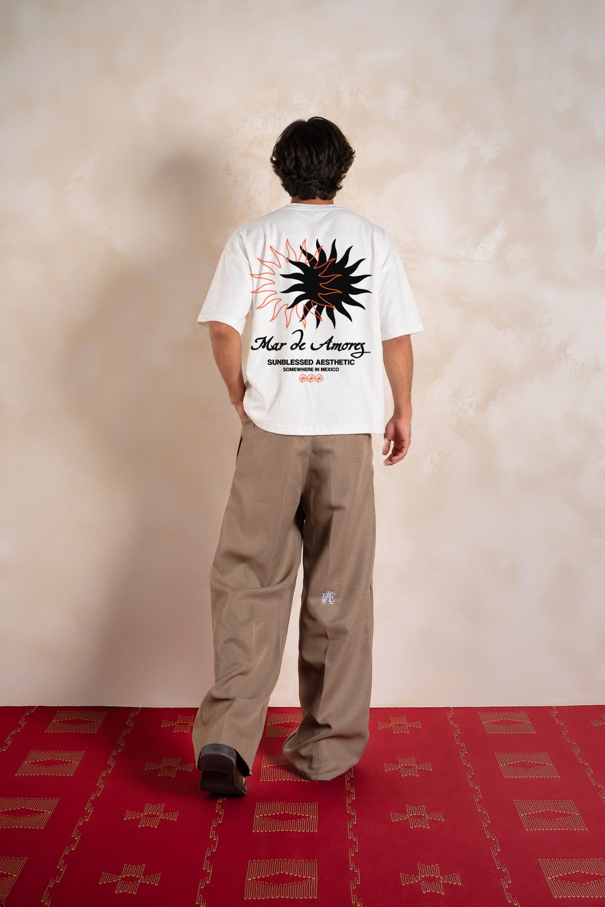 Sunblessed Tee Ivory — Editorial FATE · Back · Lookbook 2026-09-21
