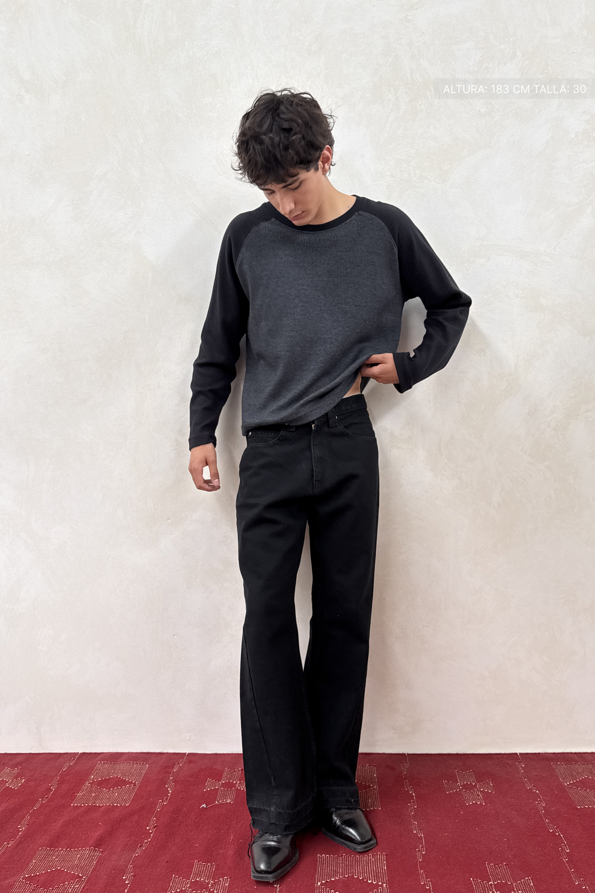 Twisted Flare Jeans Black — photo 6