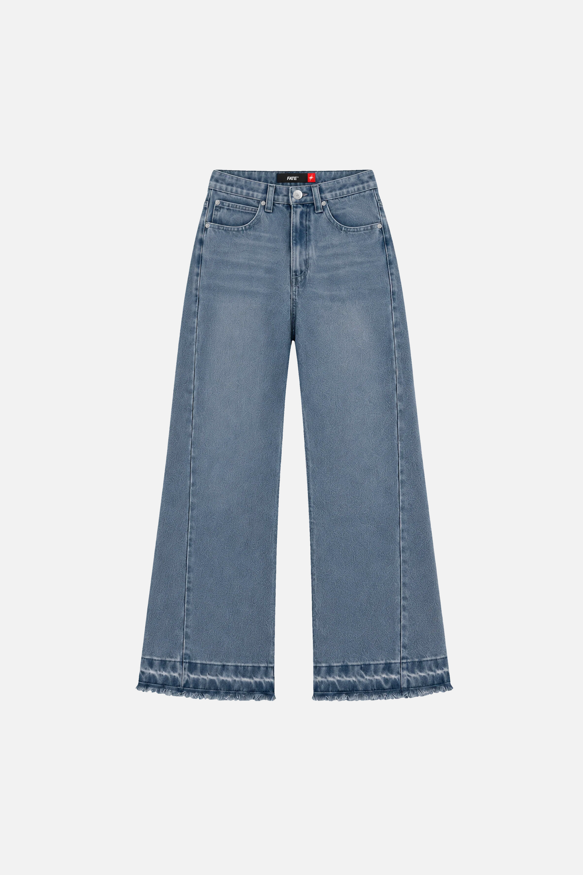 Twisted Flare Jeans Washed Blue — photo 3