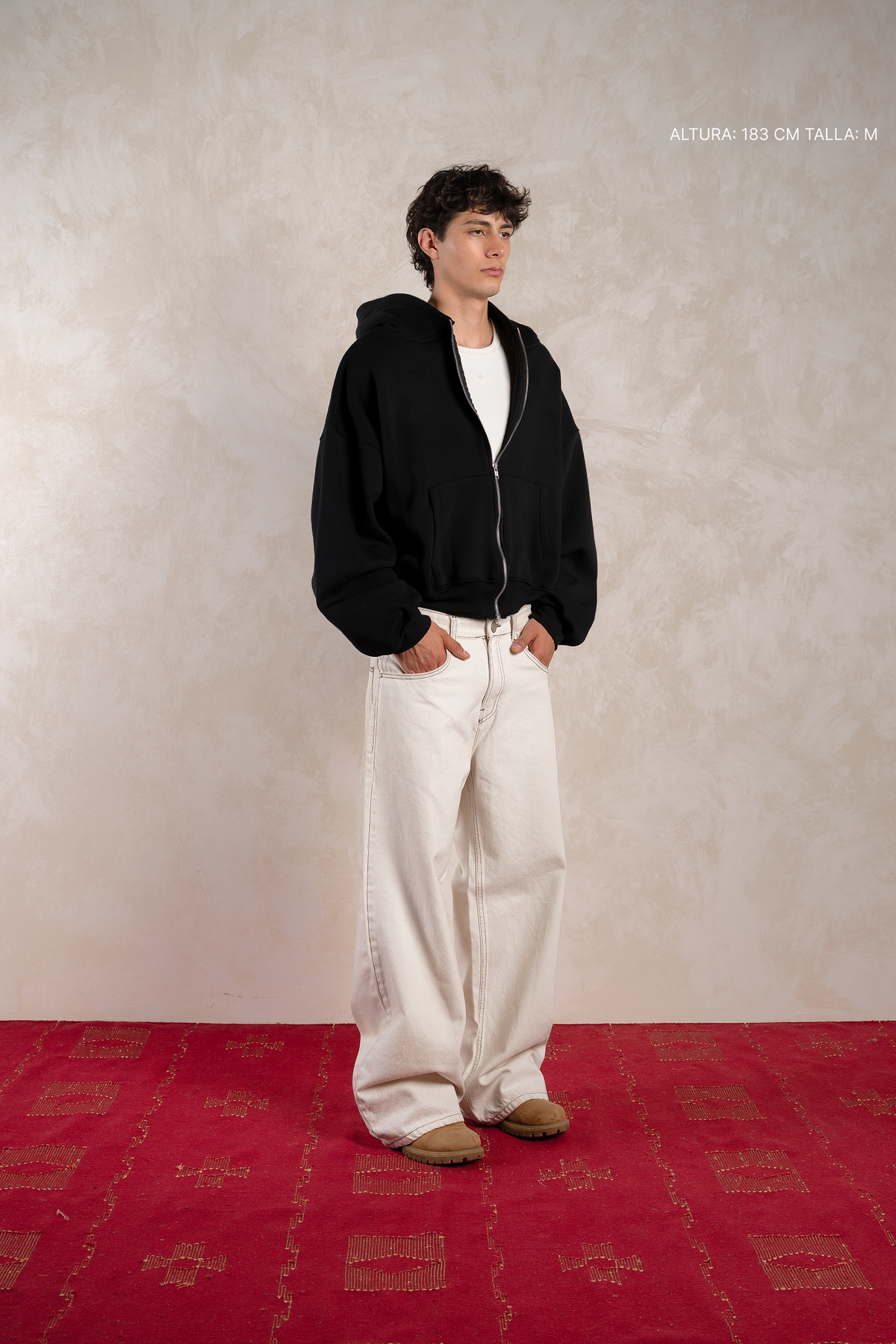 Zip Hoodie Black — photo 5