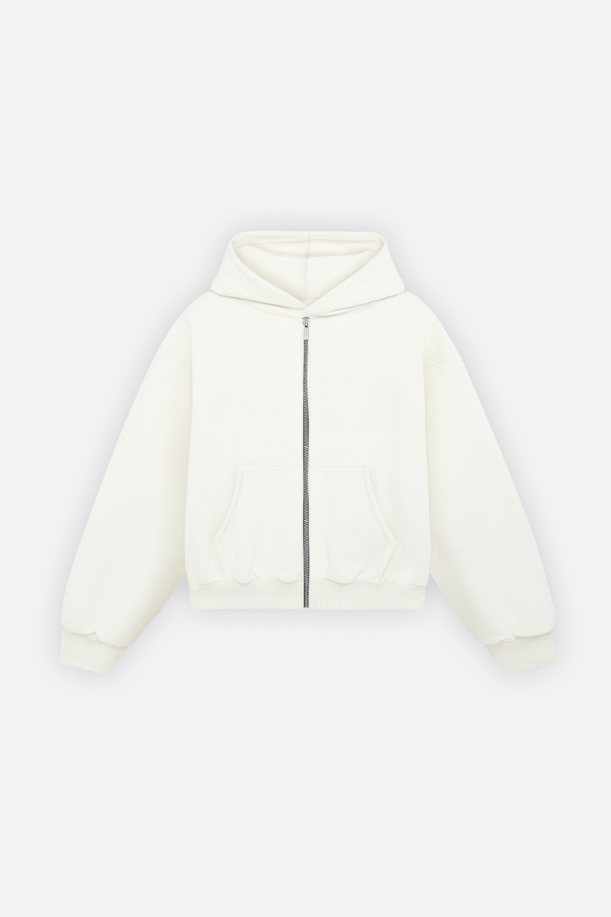 Zip Hoodie Ivory — photo 1