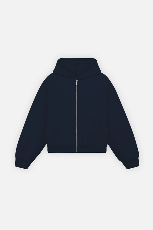 Zip Hoodie Navy Blue — photo 1
